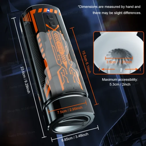 kf S841b06c0d6234a41839839486025b24dB Automatic Telescopic Sucking Male Masturbator Vaginal Suction Thrust Vibrator Sex Toy for Men Masturbation Cup Blowjob