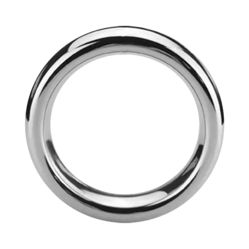 kf S84282a0d14314624acd9460974e29623V Cock Ring Stainless Steel Metal Scrotal Restraints Glans Penis Men S Testicular Weight Locked Sperm Ring