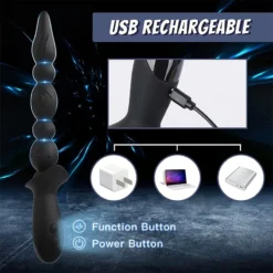 kf S86acbbf370114138ad341f41c15b2129u Dildo Vibrator Anal Plug Couple Sex Toys Prostate Massage Stick Butt Silicone Adult Products For Men