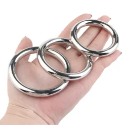 kf S87b6b62f59a74c4fbedaaf57b3fac0fb4 Stainless Steel Metal male Cock Ring Adult Sex Scrotum Binding Ejaculation Delay Device Glans Erection Sperm