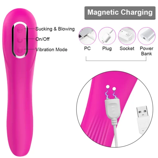 kf S893ab6481c034757affcd9a9a4a36206s Sucking G Spot Vibrator Sex Toys for Woman Adults 18 Clit Sucker Nipple Clitoris Stimulator Dildo