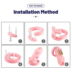 kf S8a688b8332744107b510126e4314bee0b Silicone Urethra Chastity Lock with 5 Snap Ring Penis Bondage Adult Men s Chastity Cage Cock