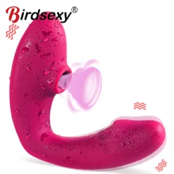 kf S8e6d370cfe6d4ea584a67ca2647c00da2 Sucking Vibrator For Women G Spot Dual Dildo Vibrator Clit Sucker Clitoris Stimulator Female Wireless Vibrator