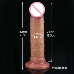 kf S8ecba30246614c0a89b98eff7bc1e7c95 Soft Silicone Penis Realistic Thick Dildo Gay Adult Sex Toy for Women Suction Cup Big Dick scaled