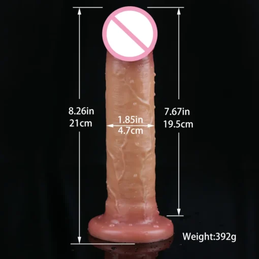 kf S8ecba30246614c0a89b98eff7bc1e7c95 Soft Silicone Penis Realistic Thick Dildo Gay Adult Sex Toy for Women Suction Cup Big Dick scaled