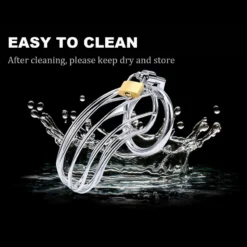 kf S8f10567966dd47f6a9b41607fcee41bbo BDSM Sex Toys Men Metal with 3 Snap Ring Urethra Chastity Lock Penis Bondage Adult Chastity