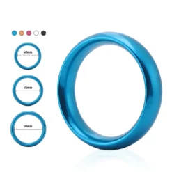 kf S8f719f94506f4e229f22de1b58c65d31D Men s Metal Penis Scrotal Restraints SM Adult Male Cock Ring Circumcision Blocker Ejaculation Delay Sextoys