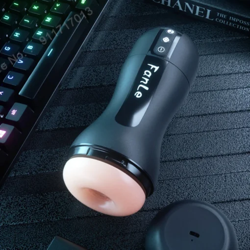 kf S90fc6524ec3d403ab06e82aee8680345X APP Automatic Sucking Heated Male Masturbator Cup Blowjob Vagina Vibrator Sex Machine For Man Remote Control
