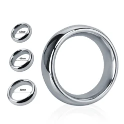 kf S917c7791aae14c21931618adf4a67cf2p Cock Ring Stainless Steel Metal Scrotal Restraints Glans Penis Men S Testicular Weight Locked Sperm Ring