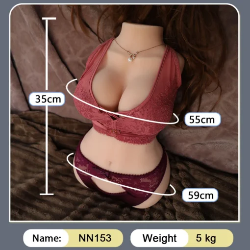 kf S9787a9bfcb954c649a869327c9188bf6A Realistic Half Sex Doll For Men Silicone Vagina Artificial Shemale Realistic Rubber Ass Sex Dols Male