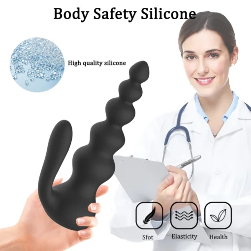 kf S9a60eef25cb74f22a31045e5bc1dc89d6 Wireless Remote Anal Butt Plug Wearable Vibrator Anus Plug Male Prostate Massage G Spot Dildo Adult