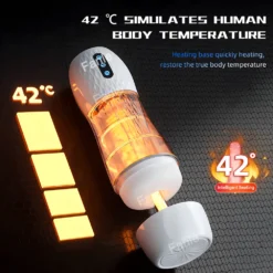kf S9f370b92988a45158d94169959e4ba58F Automatic Sucking Male Vibration Masturbator Blowjob Machine Heating Masturbation Cup Vaginal Sex Toys for Men Adult