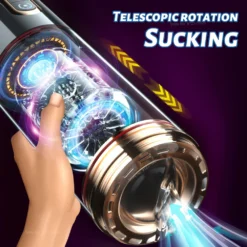 kf Sa69073b6006044a98930f59f8dfc4904x Automatic Telescopic Rotation Male Masturbator Cup Vagina Sucking Blowjob Sex Machine For Men Pocket Suction Masturbation