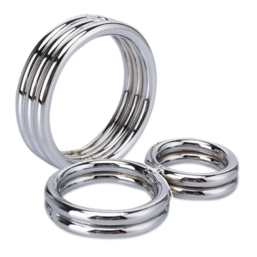 kf Sa82907d72b534611acb86a027c0f3f2ac Male Stainless Steel Metal Sperm Locking Ring Scrotal Restraint Ejaculation Delay Ring Adult Sex Toys Penis