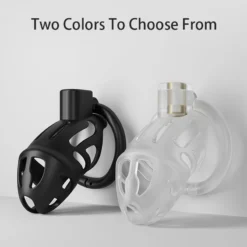 kf Saaf44b7adfd841ac989ecbc50136cc84w Male Chastity Cage with 3 Snap Ring Adult Supplies High Quality Resin Penis Lock Couples SM