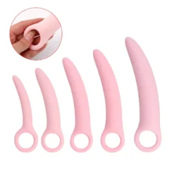 kf Sab139434bdae4a4e80f2a9db9b484af6q 5 Sizes Silicone Anal Plug Unisex Butt Plug Anal Trainer Dildo Men Prostate Massager For Men