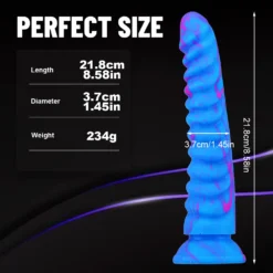 kf Sb28a1fd096a14272a14e60bf03cd978cg Soft Silicone Monster Dragon Scale Mixed Color Dildo Adult Sex Toys Anal Plug Masturbate Anus Stimulate