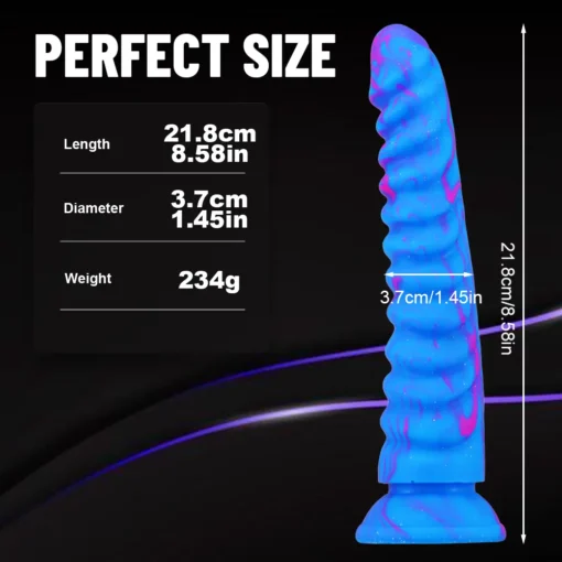 kf Sb28a1fd096a14272a14e60bf03cd978cg Soft Silicone Monster Dragon Scale Mixed Color Dildo Adult Sex Toys Anal Plug Masturbate Anus Stimulate