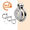 kf Sbb4f3d195b0d436eaf3c2bac2b2d8303J Penis Lock with 3 Snap Ring Men s Bound to Prevent Cheating Chastity Device Penis Cage
