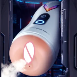 kf Sbc0914193ac6448a8ec4a49ef2ffdd9f0 Male Masturbator Cup Realistic Vaginal Anus Dual Channel Vacuum Sucking Blowjob Pocket Masturbation Sex Toy for