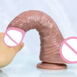 kf Sbfe075fc4abd4637b7def2c089b1d23ev Realistic Skin Feeling Silicone Dildos Adult Sexy Toys For Women Vaginal Massager G Spot Stimulato Massag
