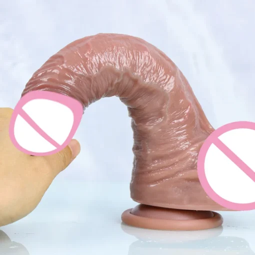 kf Sbfe075fc4abd4637b7def2c089b1d23ev Realistic Skin Feeling Silicone Dildos Adult Sexy Toys For Women Vaginal Massager G Spot Stimulato Massag