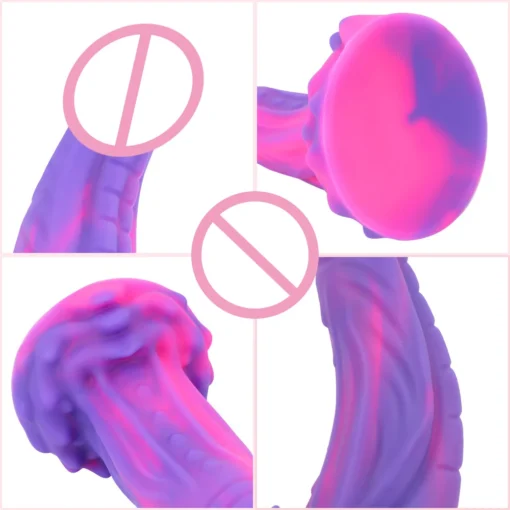kf Sc105fb0d3a074289be1201200c6ac690I 3 Style Silicone Realistic Dildo Suction Cup Dildo Prostate Massager Large Butt Plug Dragon Thick Dildo