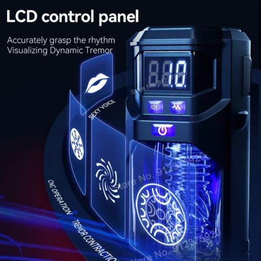kf Sc15c422c078b464b85da0eb27be30e74e Automatic Male Masturbator Vibration Blowjob Sex Machine Real Oral Vagina Masturbation Cup for Men Pocket Pussy