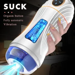 kf Sc49d5eda334b4fa7bc6c80002af15466Q Automatic Male Sucking Mastubator Vibration Blowjob Machine Masturbation Cup Sex Toys Adult Goods for Men Masturbator