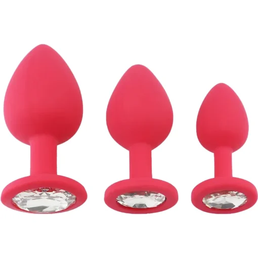kf Sc4cef59cae1d47b692fcd0186fa681c8Z Silicone Butt Plug Butt Anal Plug 3 Size Butt Plug Male and Female Anal Trainer Adult