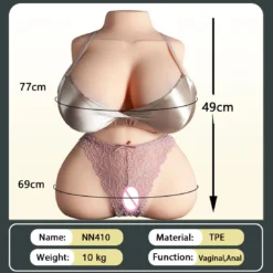 kf Sc55504d30783412ebe316aae3efaccfa9 Sexy Torso Sex Doll with Big Breast for Men Masturbate Realistic Rubber Vagina Real Pussy Toy