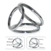 kf Sc8096c7108184b44bed66c879ee43840c Metal Cock Ring Men Ejaculation Delay Sex Training Supplies Aids Adult Couple Scrotal Restraint Masturbation Locking
