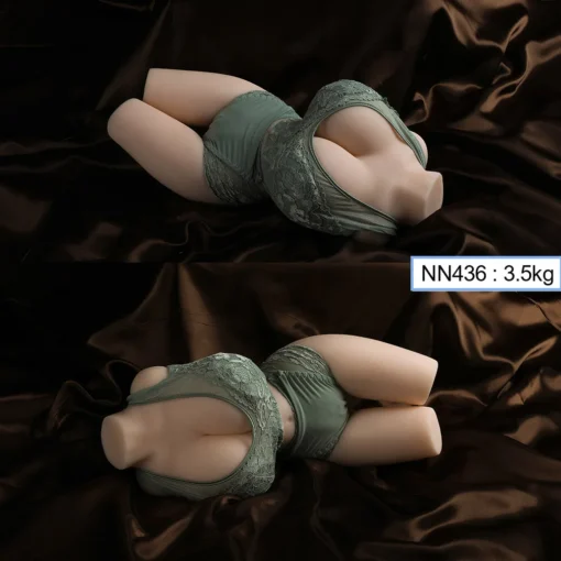 kf Sc89e64649e934c7d92fa5de54e28b78eR Big Breasts Male Masturbator Half Sex Doll for Men Realistic Rubber Vagina Sexy Torso Sexdolll Real