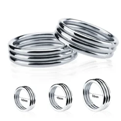 kf Sc91886f812f9453ea8e9d2ce67154c07i Male Stainless Steel Metal Sperm Locking Ring Scrotal Restraint Ejaculation Delay Ring Adult Sex Toys Penis