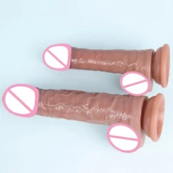 kf Sc9f537b3200d4e4186134ffea83a3a5dH Realistic Skin Feeling Silicone Dildos Adult Sexy Toys For Women Vaginal Massager G Spot Stimulato Massag