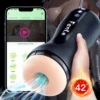kf Sca9c4e74d0ed4d7aae1f34720d037db6X APP Automatic Sucking Male Masturbation Cup Vibration Heated Vagina Blowjob Masturbator Machines Sex Toys Adult Goods