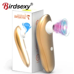 kf Sd4b97d1322c34aa098c93435904bc50cB Powerful Clit Sucker Vibrator Tongue Vibrating Nipple Sucking Blowjob Clitoris Stimulator Etotic Sex Toys for Women