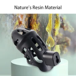 kf Sd4ca62f682e14749ac18af1ec98fb9a6F Male Chastity Cage with 3 Snap Ring Adult Supplies High Quality Resin Penis Lock Couples SM