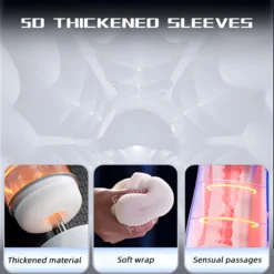 kf Sdd90d994d87843ab90f54c19cbd7d1ffk Automatic Sucking Male Vibration Masturbator Blowjob Machine Heating Masturbation Cup Vaginal Sex Toys for Men Adult