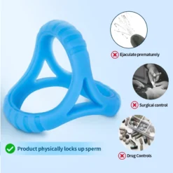 kf Sdf57972846fd4da5bc9edf4f3581d555o Liquid Silicone Men s Cock Erection Ring Adult Scrotal Ejaculation Delay Restraints Man Penis Headers Sex