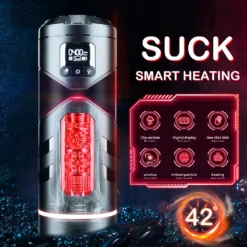 kf Se23cbc06389a47feb4e7c20cb8acb62cb Automatic Heated Sucking Male Vibration Blowjob Masturbation Equipment Machine Sex Toys Adult Goods for Man Masturbators