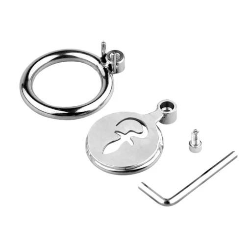kf Sed9f558583cd466cbbbb77281f650b64r Penis Lock with 3 Snap Ring Men s Bound to Prevent Cheating Chastity Device Penis Cage