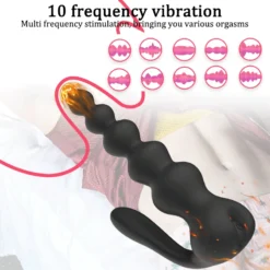 kf Sf11107dcb595463cb03608639565a60cf Wireless Remote Anal Butt Plug Wearable Vibrator Anus Plug Male Prostate Massage G Spot Dildo Adult