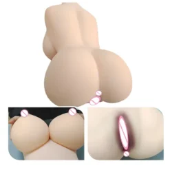 kf Sf7579a6366b947eda911bd6873981fcb4 Sexy Women Half Body Sex Doll Toys for Men Soft Big Tits Fat Butt Realistic Vagina