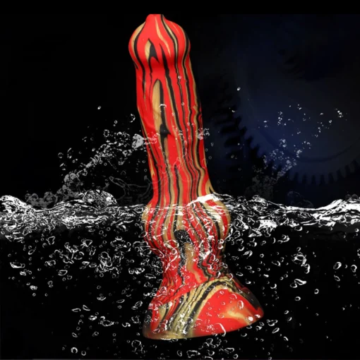 kf Sf960ae59d07745fbbb25d10c739b682bv New Silicone Animal Dildo Dog Fox Wolf Penis Not Ejaculation Realistic Dildos Sucker Anal Plug Sexy