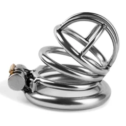 kf Sff4c4f652cfd4154b253d8aa3a78ff7d6 Metal Stainless Steel Chastity Lock Male SM Sex Devices Supplies Adult Penis Lock Bound to Prevent