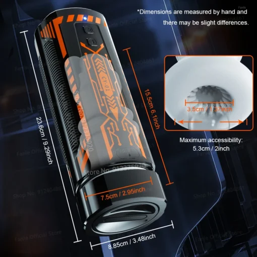 kf Sff992e0e5c964e04a8ecaeb499f954c79 Automatic Thrust Sucking Male Masturbator Vaginal Suction Telescopic Vibrator Sex Toy for Men Masturbation Cup Blowjob